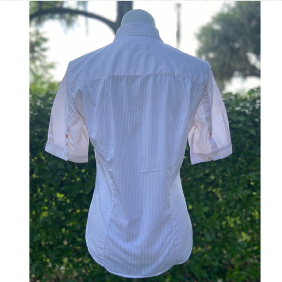 Paul Smith pink & white striped button down - Picture 3 of 15